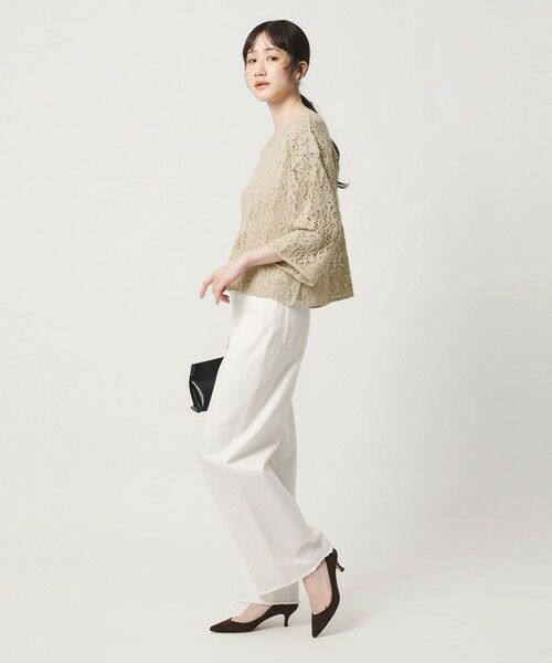 UNITED ARROWS / ユナイテッドアローズ ニット・セーター | スパンコール エンブロイダリー プルオーバー ニット ‐ウォッシャブル‐ | 詳細18