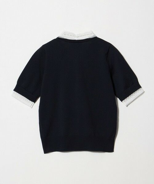 UNITED ARROWS / ユナイテッドアローズ ニット・セーター | 4WAY ボウタイレース ショートスリーブ ニット | 詳細18