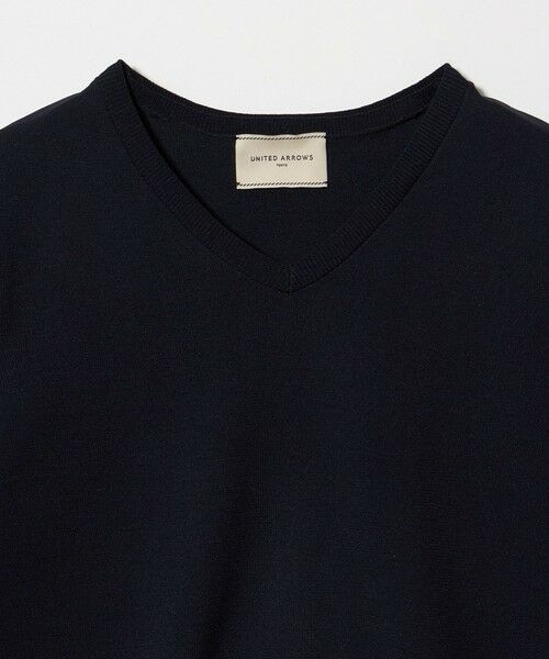 UNITED ARROWS / ユナイテッドアローズ ニット・セーター | 4WAY ボウタイレース ショートスリーブ ニット | 詳細8