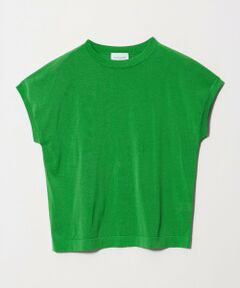 UNITED ARROWS / ユナイテッドアローズ ニット・セーター | ミニハイネック フレンチスリーブ ニット -ウォッシャブル-