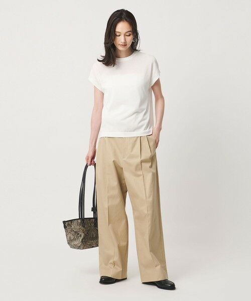 UNITED ARROWS / ユナイテッドアローズ ニット・セーター | ミニハイネック フレンチスリーブ ニット -ウォッシャブル- | 詳細3