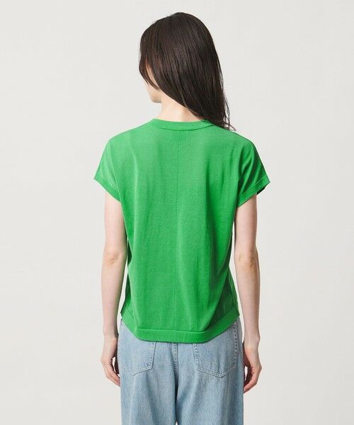 UNITED ARROWS / ユナイテッドアローズ ニット・セーター | ミニハイネック フレンチスリーブ ニット -ウォッシャブル- | 詳細13