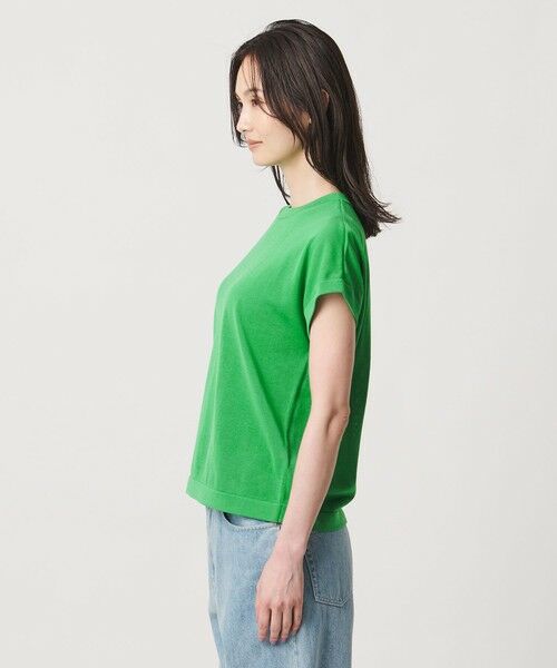 UNITED ARROWS / ユナイテッドアローズ ニット・セーター | ミニハイネック フレンチスリーブ ニット -ウォッシャブル- | 詳細12