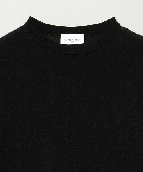 UNITED ARROWS / ユナイテッドアローズ ニット・セーター | ミニハイネック フレンチスリーブ ニット リンキング -ウォッシャブル- | 詳細6