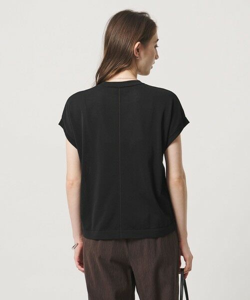 UNITED ARROWS / ユナイテッドアローズ ニット・セーター | ミニハイネック フレンチスリーブ ニット リンキング -ウォッシャブル- | 詳細2