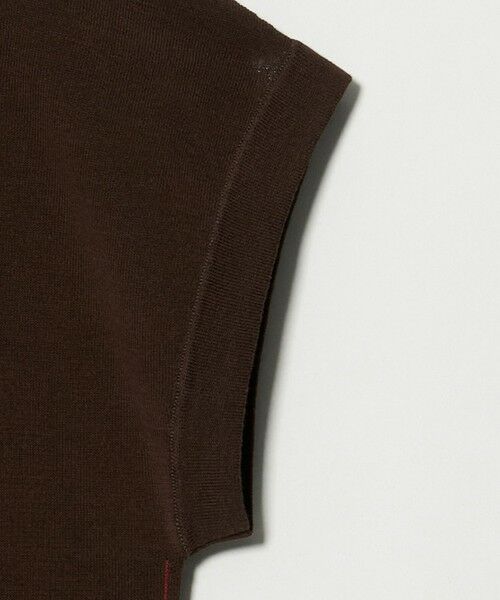 UNITED ARROWS / ユナイテッドアローズ ニット・セーター | ミニハイネック フレンチスリーブ ニット リンキング -ウォッシャブル- | 詳細17
