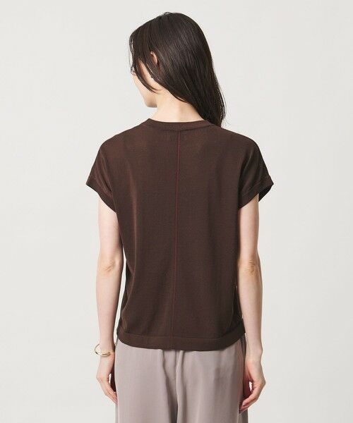 UNITED ARROWS / ユナイテッドアローズ ニット・セーター | ミニハイネック フレンチスリーブ ニット リンキング -ウォッシャブル- | 詳細9