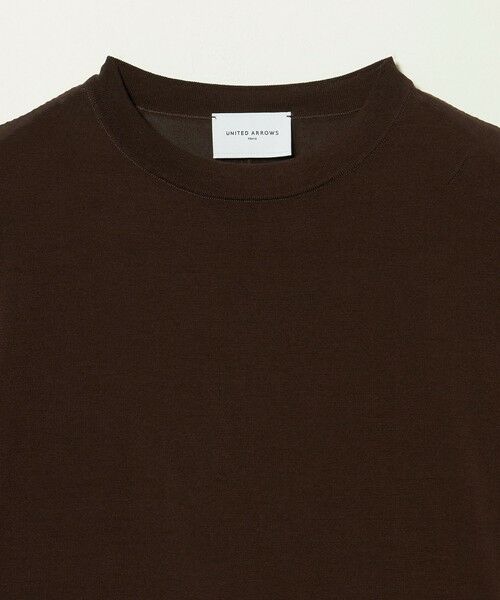 UNITED ARROWS / ユナイテッドアローズ ニット・セーター | ミニハイネック フレンチスリーブ ニット リンキング -ウォッシャブル- | 詳細12