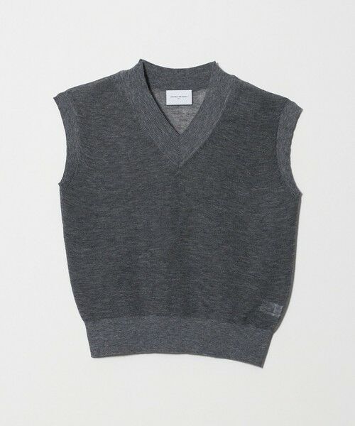 UNITED ARROWS / ユナイテッドアローズ ベスト | ミニ Vネック フレンチスリーブ ニット ‐ウォッシャブル‐ | 詳細6