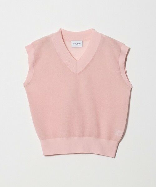 UNITED ARROWS / ユナイテッドアローズ ベスト | ミニ Vネック フレンチスリーブ ニット ‐ウォッシャブル‐ | 詳細23