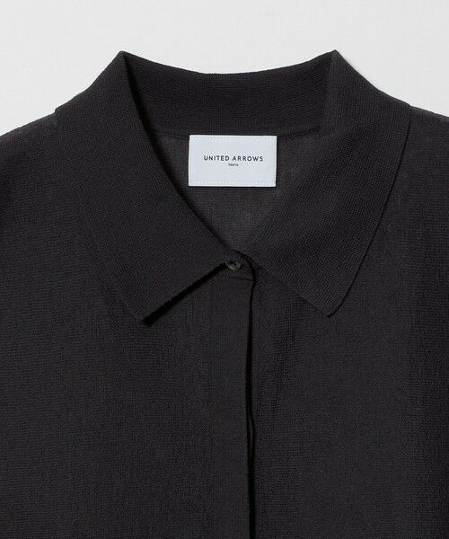 UNITED ARROWS / ユナイテッドアローズ ニット・セーター | ペプラム フレア ノースリーブ ニット ‐ウォッシャブル‐ | 詳細5