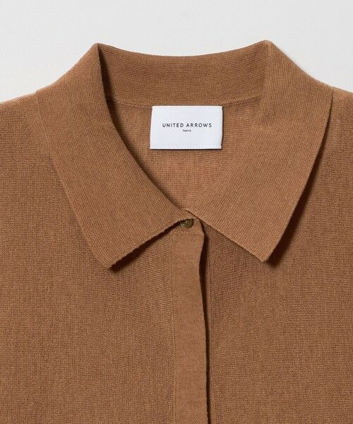UNITED ARROWS / ユナイテッドアローズ ニット・セーター | ペプラム フレア ノースリーブ ニット ‐ウォッシャブル‐ | 詳細16