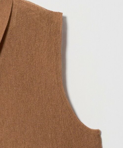 UNITED ARROWS / ユナイテッドアローズ ニット・セーター | ペプラム フレア ノースリーブ ニット ‐ウォッシャブル‐ | 詳細17