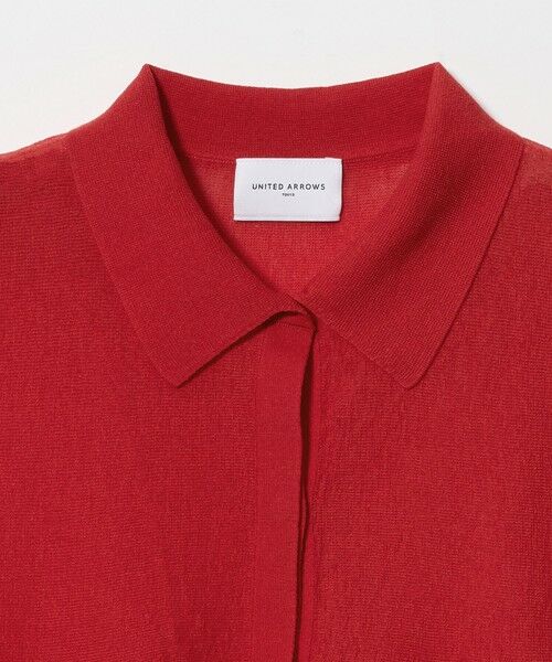 UNITED ARROWS / ユナイテッドアローズ ニット・セーター | ペプラム フレア ノースリーブ ニット ‐ウォッシャブル‐ | 詳細10