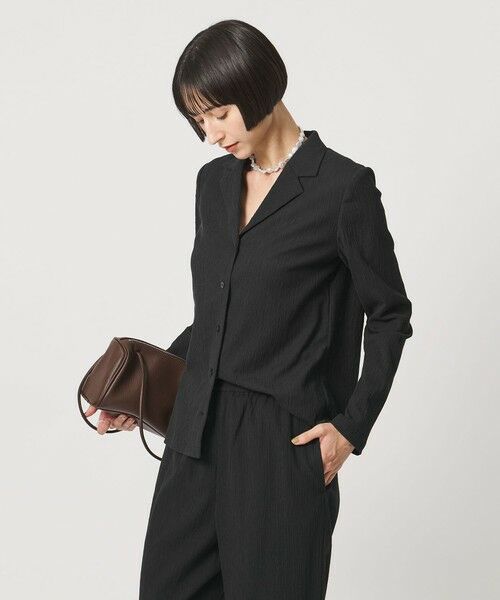 UNITED ARROWS / ユナイテッドアローズ シャツ・ブラウス | クレープ シャツ ジャケット ‐ウォッシャブル‐ | 詳細1