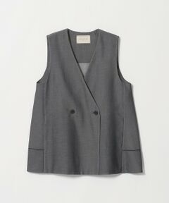 UNITED ARROWS / ユナイテッドアローズ ベスト | シアー バックフレア ベスト ‐ウォッシャブル‐