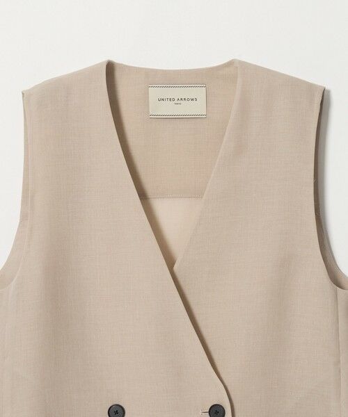 UNITED ARROWS / ユナイテッドアローズ ベスト | シアー バックフレア ベスト ‐ウォッシャブル‐ | 詳細5