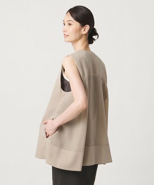 UNITED ARROWS / ユナイテッドアローズ ベスト | シアー バックフレア ベスト ‐ウォッシャブル‐ | 詳細2