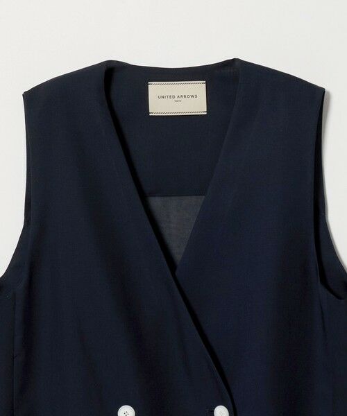 UNITED ARROWS / ユナイテッドアローズ ベスト | シアー バックフレア ベスト ‐ウォッシャブル‐ | 詳細15