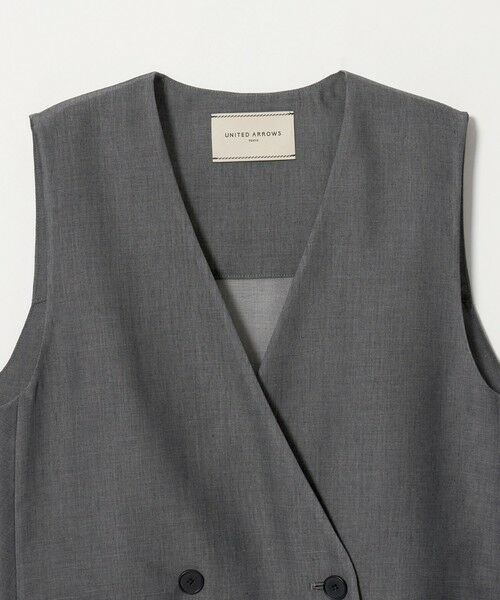 UNITED ARROWS / ユナイテッドアローズ ベスト | シアー バックフレア ベスト ‐ウォッシャブル‐ | 詳細28