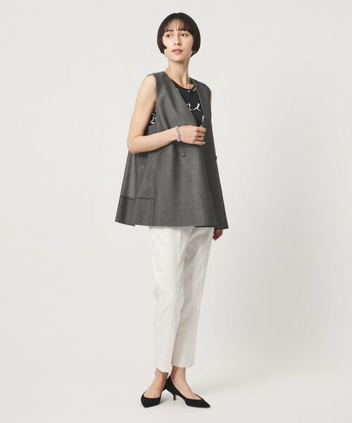 UNITED ARROWS / ユナイテッドアローズ ベスト | シアー バックフレア ベスト ‐ウォッシャブル‐ | 詳細23