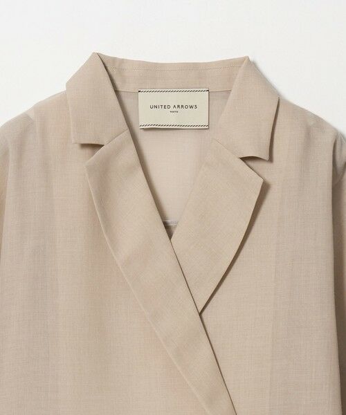 UNITED ARROWS / ユナイテッドアローズ テーラードジャケット | シアー ドルマン ブラウス ジャケット ‐ウォッシャブル‐ | 詳細6
