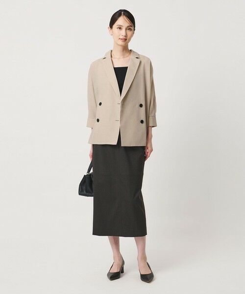UNITED ARROWS / ユナイテッドアローズ テーラードジャケット | シアー ドルマン ブラウス ジャケット ‐ウォッシャブル‐ | 詳細4