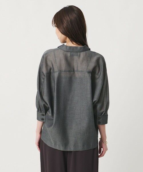 UNITED ARROWS / ユナイテッドアローズ テーラードジャケット | シアー ドルマン ブラウス ジャケット ‐ウォッシャブル‐ | 詳細26
