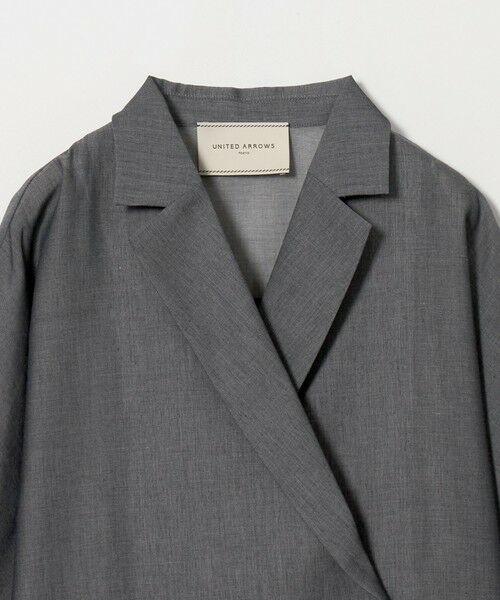 UNITED ARROWS / ユナイテッドアローズ テーラードジャケット | シアー ドルマン ブラウス ジャケット ‐ウォッシャブル‐ | 詳細28