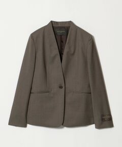UNITED ARROWS / ユナイテッドアローズ ノーカラージャケット | Vitale Barberis Canonico ノーラペル ジャケット