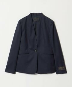 UNITED ARROWS / ユナイテッドアローズ ノーカラージャケット | Vitale Barberis Canonico ノーラペル ジャケット