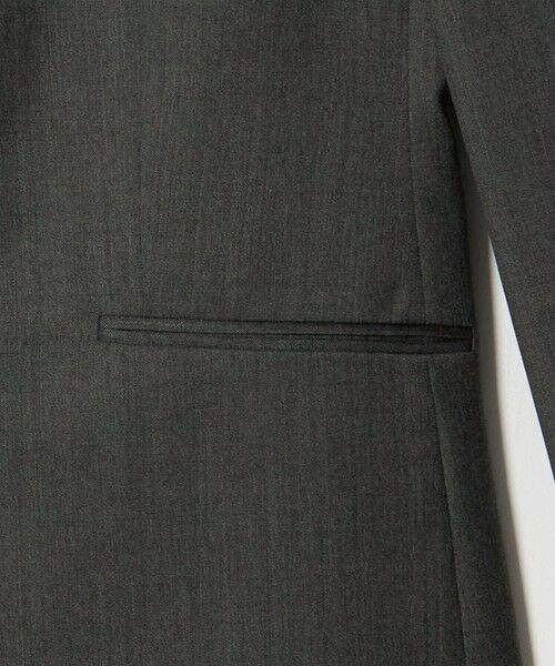 UNITED ARROWS / ユナイテッドアローズ ノーカラージャケット | Vitale Barberis Canonico ノーラペル ジャケット | 詳細10