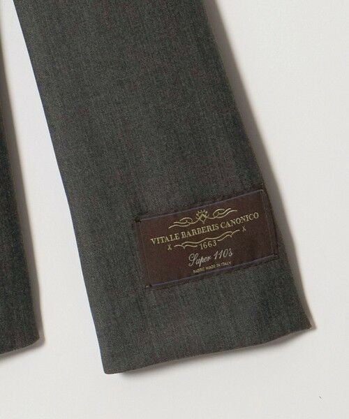 UNITED ARROWS / ユナイテッドアローズ ノーカラージャケット | Vitale Barberis Canonico ノーラペル ジャケット | 詳細9