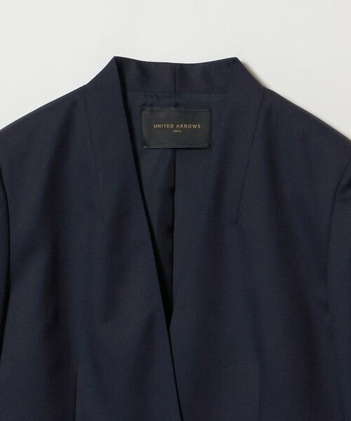 UNITED ARROWS / ユナイテッドアローズ ノーカラージャケット | Vitale Barberis Canonico ノーラペル ジャケット | 詳細19