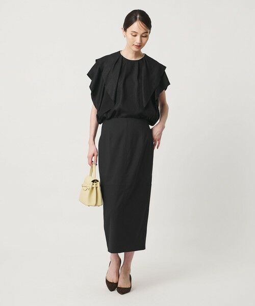 UNITED ARROWS / ユナイテッドアローズ ミニ・ひざ丈スカート | モク タイト ロングスカート ‐ウォッシャブル‐ | 詳細2