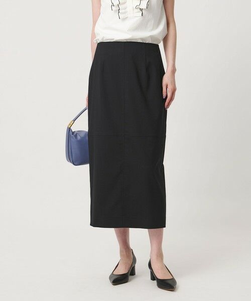 UNITED ARROWS / ユナイテッドアローズ ミニ・ひざ丈スカート | モク タイト ロングスカート ‐ウォッシャブル‐ | 詳細3