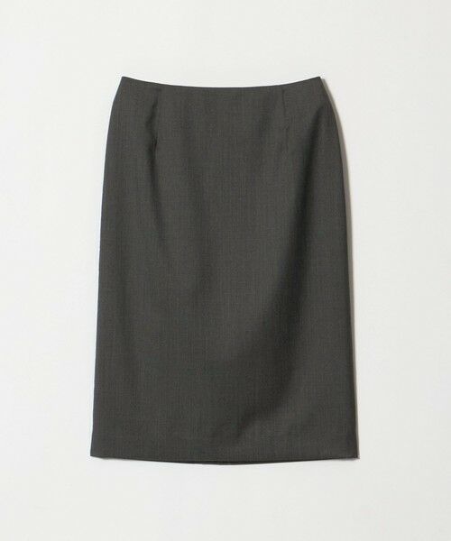 UNITED ARROWS / ユナイテッドアローズ ミニ・ひざ丈スカート | Vitale Barberis Canonico タイトスカート（DK.GRAY）