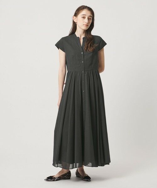 UNITED ARROWS / ユナイテッドアローズ ロング・マキシ丈ワンピース | コットン キャップスリーブ ワンピース | 詳細7