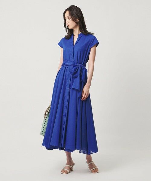 UNITED ARROWS / ユナイテッドアローズ ロング・マキシ丈ワンピース | コットン キャップスリーブ ワンピース | 詳細18