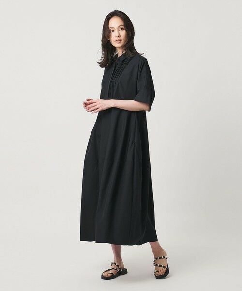 UNITED ARROWS / ユナイテッドアローズ ロング・マキシ丈ワンピース | タック シャツ ワンピース | 詳細3