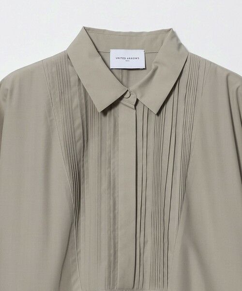 UNITED ARROWS / ユナイテッドアローズ ロング・マキシ丈ワンピース | タック シャツ ワンピース | 詳細4