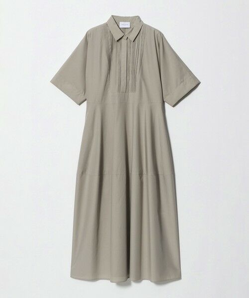 UNITED ARROWS / ユナイテッドアローズ ロング・マキシ丈ワンピース | タック シャツ ワンピース（BEIGE）