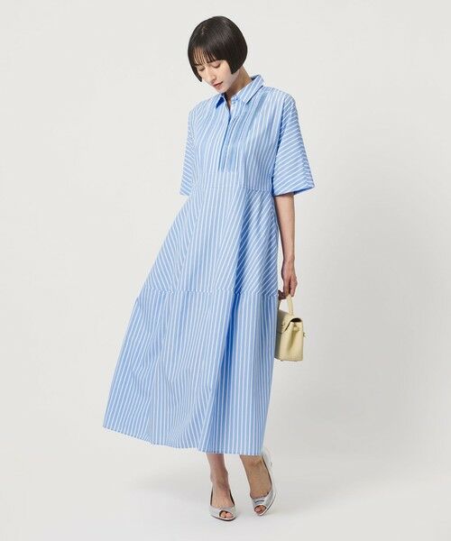 UNITED ARROWS / ユナイテッドアローズ ロング・マキシ丈ワンピース | タック シャツ ワンピース | 詳細22