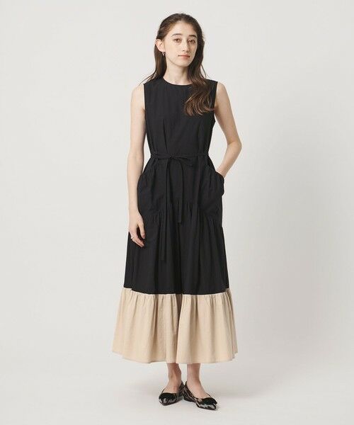UNITED ARROWS / ユナイテッドアローズ ロング・マキシ丈ワンピース | ポケット ティアード マキシ ワンピース | 詳細1