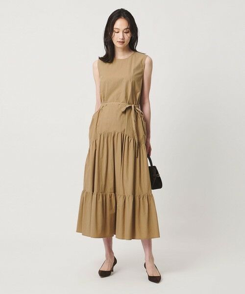 UNITED ARROWS / ユナイテッドアローズ ロング・マキシ丈ワンピース | ポケット ティアード マキシ ワンピース | 詳細6