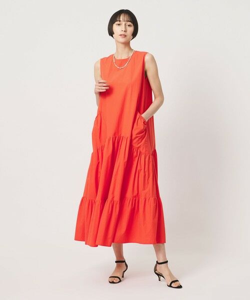 UNITED ARROWS / ユナイテッドアローズ ロング・マキシ丈ワンピース | ポケット ティアード マキシスカート | 詳細5
