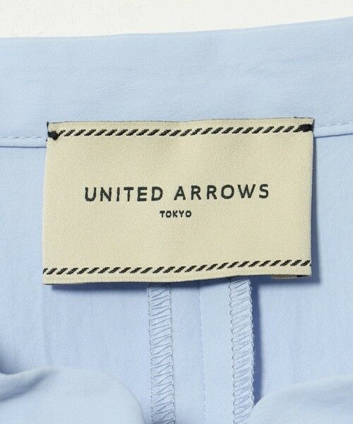 UNITED ARROWS / ユナイテッドアローズ ロング・マキシ丈ワンピース | メロー フリル スキッパー ワンピース ‐防シワ 吸水速乾 UVカット 遮熱性 接触冷感‐ | 詳細8