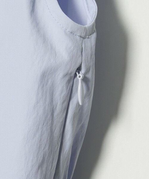 UNITED ARROWS / ユナイテッドアローズ ロング・マキシ丈ワンピース | メロー フリル スキッパー ワンピース ‐防シワ 吸水速乾 UVカット 遮熱性 接触冷感‐ | 詳細9