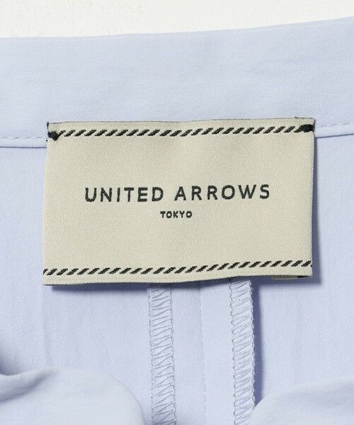 UNITED ARROWS / ユナイテッドアローズ ロング・マキシ丈ワンピース | メロー フリル スキッパー ワンピース ‐防シワ 吸水速乾 UVカット 遮熱性 接触冷感‐ | 詳細12