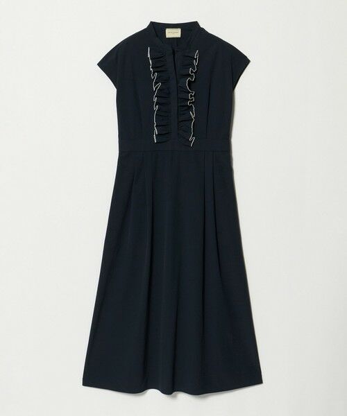 UNITED ARROWS / ユナイテッドアローズ ロング・マキシ丈ワンピース | メロー フリル スキッパー ワンピース ‐防シワ 吸水速乾 UVカット 遮熱性 接触冷感‐ | 詳細20